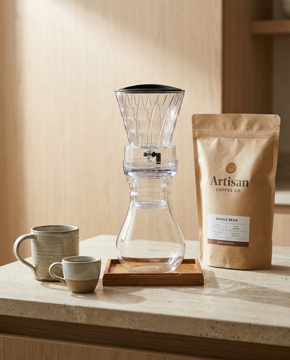 Slow Cold Drip Tower - scale