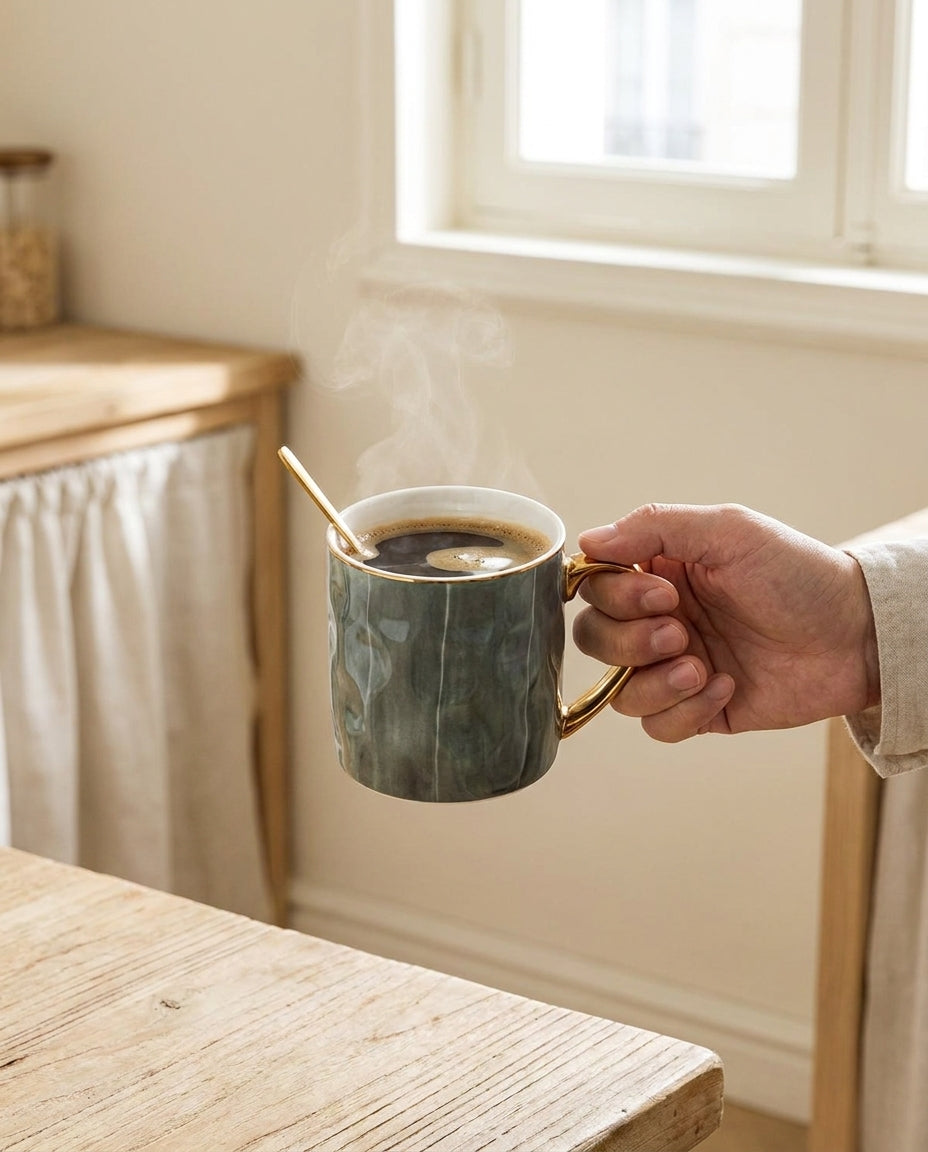 Studio Gold-Rim Mug - action_type_aware