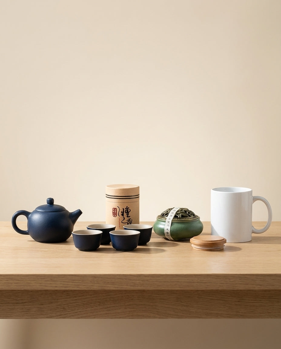 Tao Ceremony Tea Set - scale