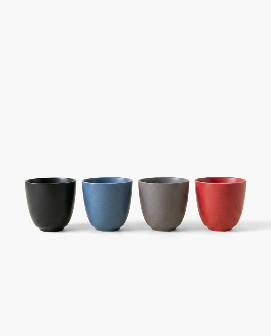 Tasting Ceramic Cup, all colors side by side