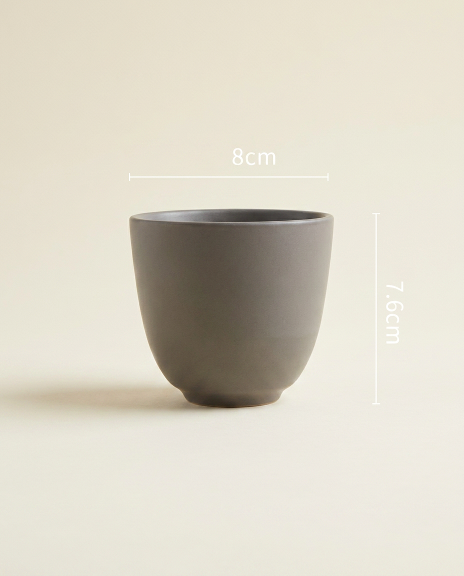 Tasting Ceramic Cup - hero_grey