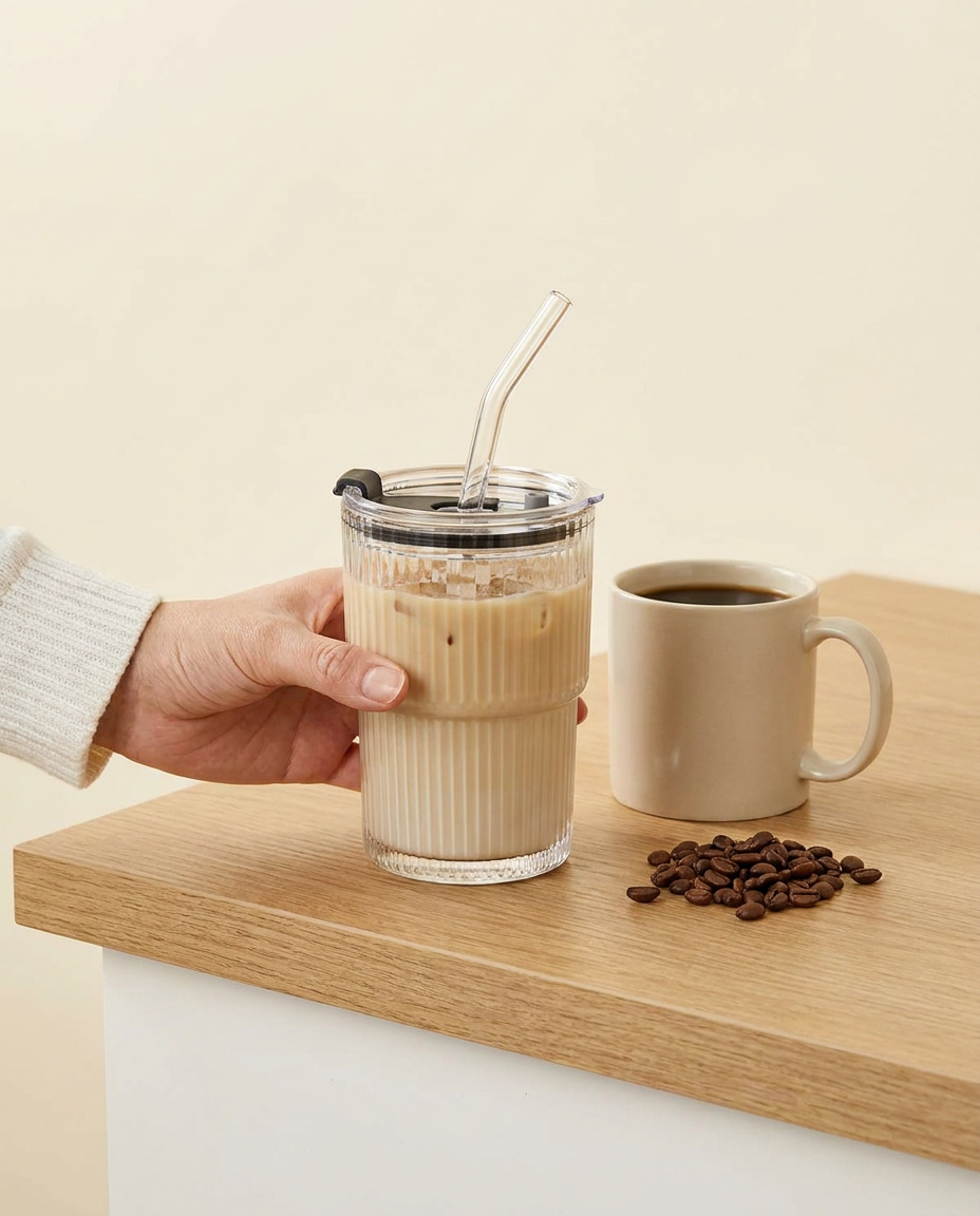 Tempo Glass Mug - scale