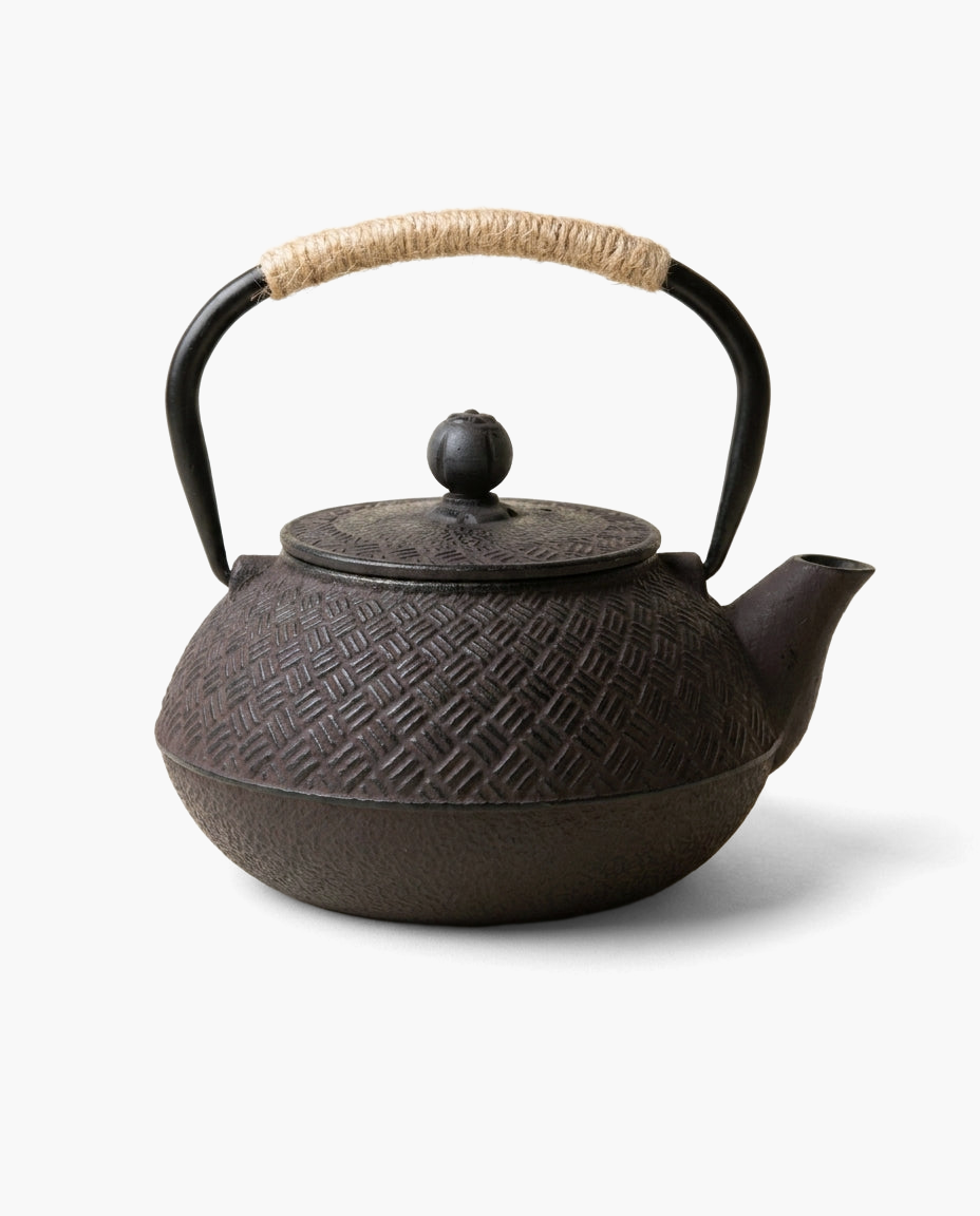 Tetsuki Cast Iron Teapot, studio photo