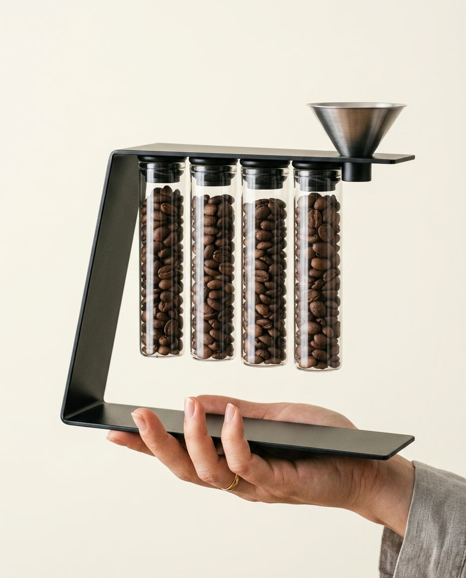The Atelier Bean Display — scale