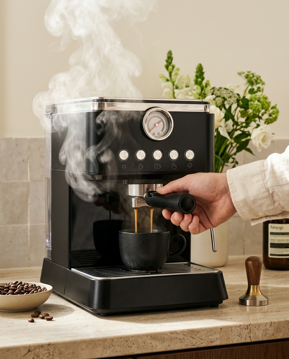 L'Atelier Espresso Machine — hero_studio