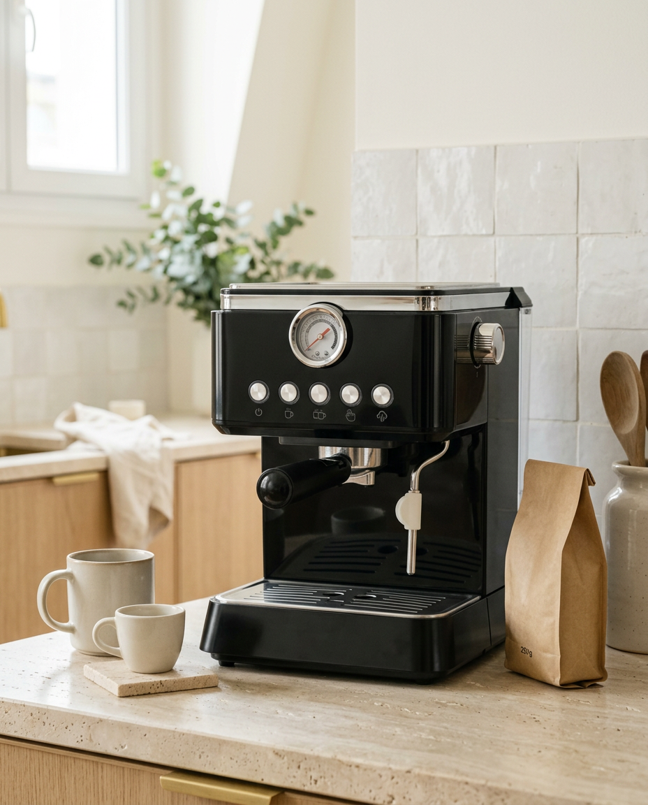 L'Atelier Espresso Machine — scale