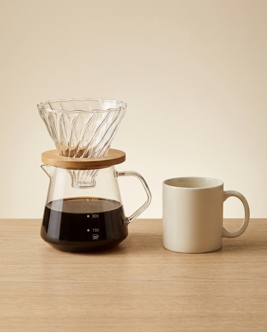 Toscana Pour-Over Set - scale