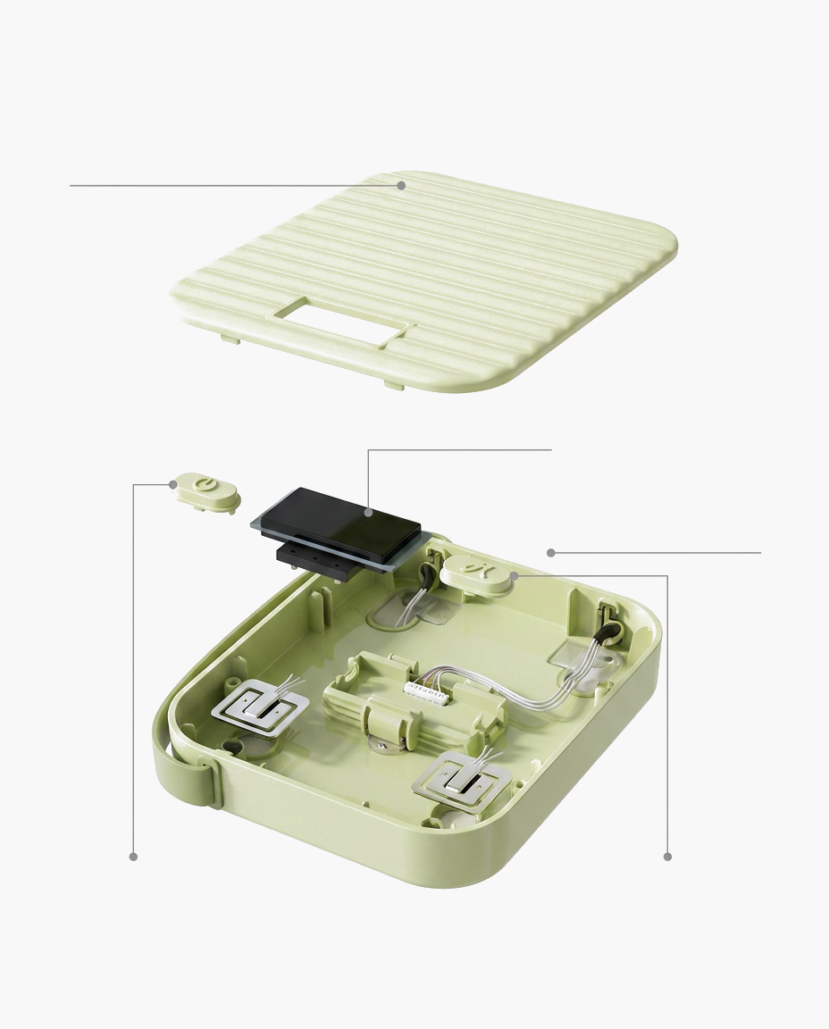 Travel Pocket Scale, parts diagram