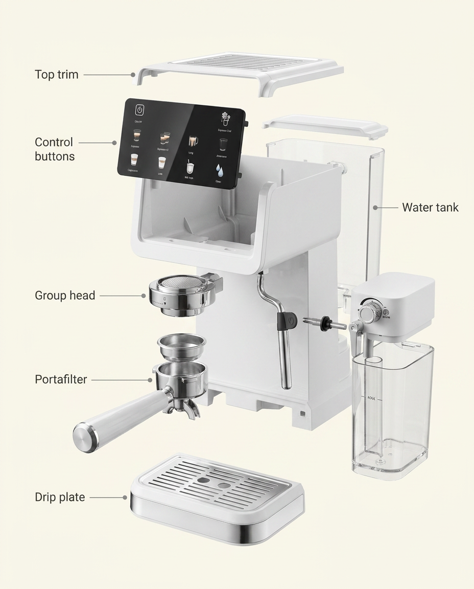 Verona Touch Espresso - anatomy_schema