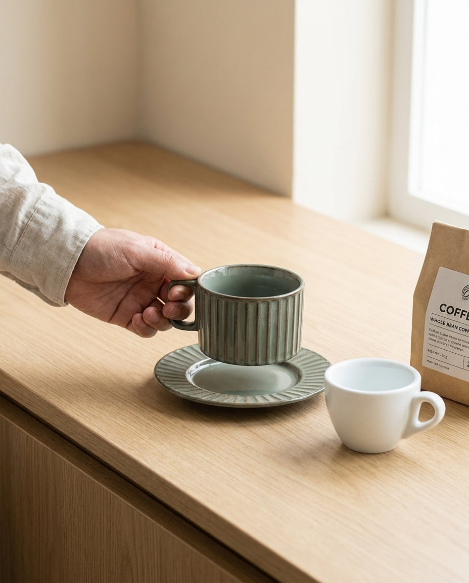 Vestige Kiln-Shift Mug - scale