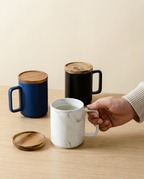 Wabi Marble Mug - scale
