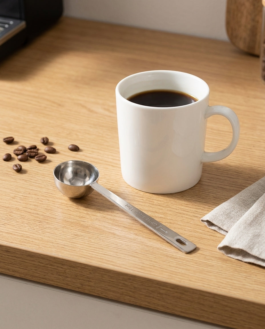 Walnut Measuring Spoon - scale