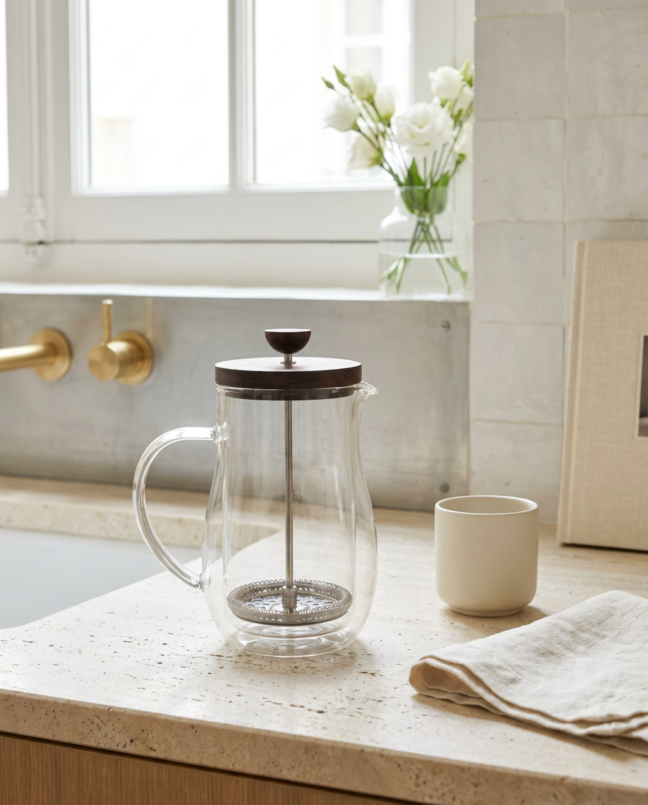 Walnut Glass Press - lifestyle_parisien